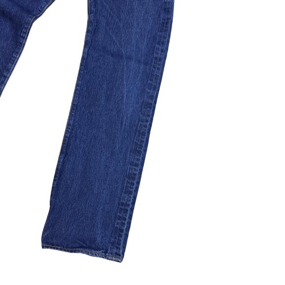 LEVIS 501 Relaxed Straight Leg Casual Designer Denim Pants Jeans Mens 36x38 - Picture 7 of 7